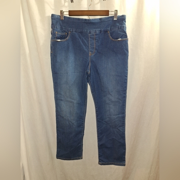 Gloria Vanderbilt pull on jeans size 16P - Picture 1 of 4